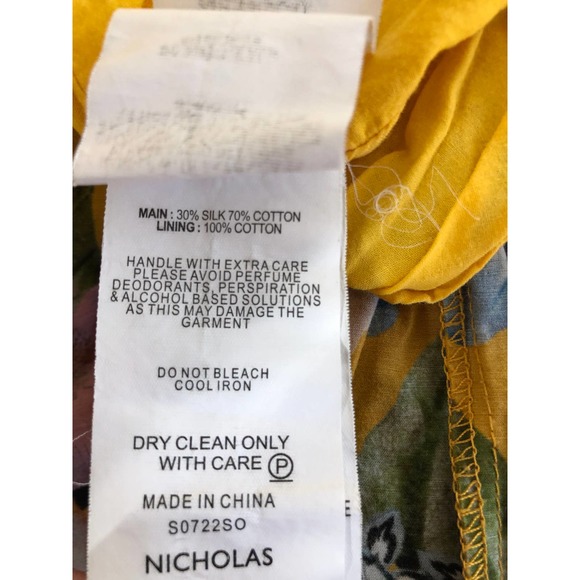 Nicholas Prairie Dress Smocked Floral Multicolor 18 - Picture 14 of 14